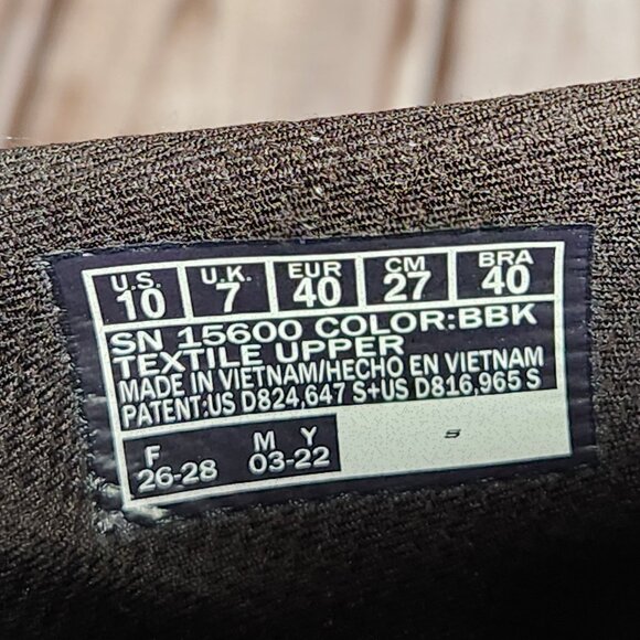 SKECHERS Go Walk Women's 10 Black Mesh Slip-On Flat Comfort Shoes 15600 EUC - Picture 9 of 9